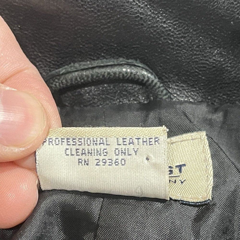 GREAT NORTHWEST VTG Italian Lambskin Leather Jacket‎ Womens Large 90s - Picture 6 of 12